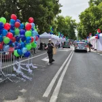 Balony na ulicy - Święto Saskiej Kępy