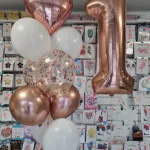 Balony z helem na pierwsze urodziny