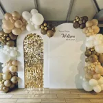 Ścianka balonowa na chrzciny - Restauracja na skrajne Ząbki