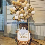 Kosz balonowy z misiem - Restauracja Na Skrajnej