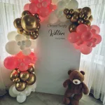 Ścianka balonowa z misiem Kobyłka