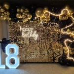 Dekoracja balonowa - Ścianka balonowa na 18stkę - U Pietrzaków