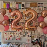 Balony rose gold na urodziny