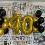 Bukiet balonowy na 40 urodziny