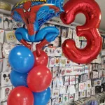 Balony w kolorach Spider-man
